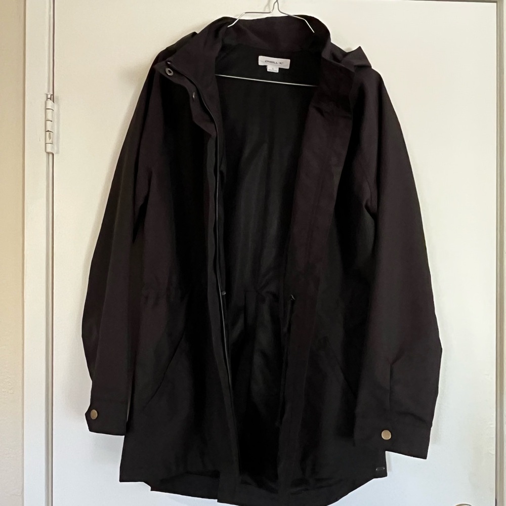 Lightweight black O’Neill hooded jacket - Picture 2 of 7